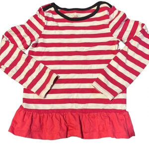 FABKIDS EUC GIRLS PINK WHITE BLUE TOP SHIRT TEE TSHIRT TOPS SHIRTS CASUAL SIZE L